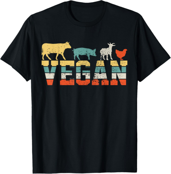 Vegan Vintage T-Shirt - Image 2
